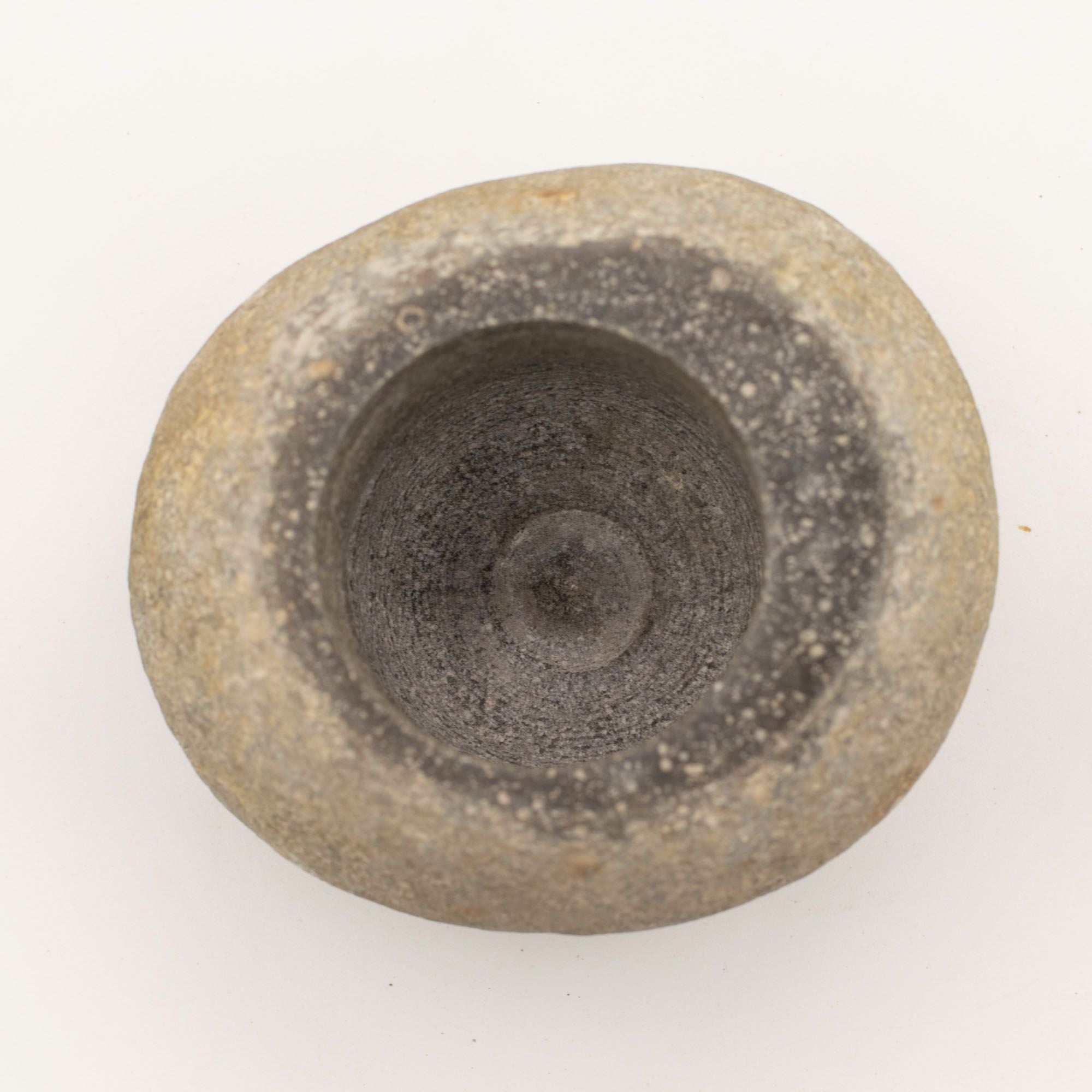 Natural Riverstone Decorative Pestle & Mortar- Large (aprox 15x12cm)