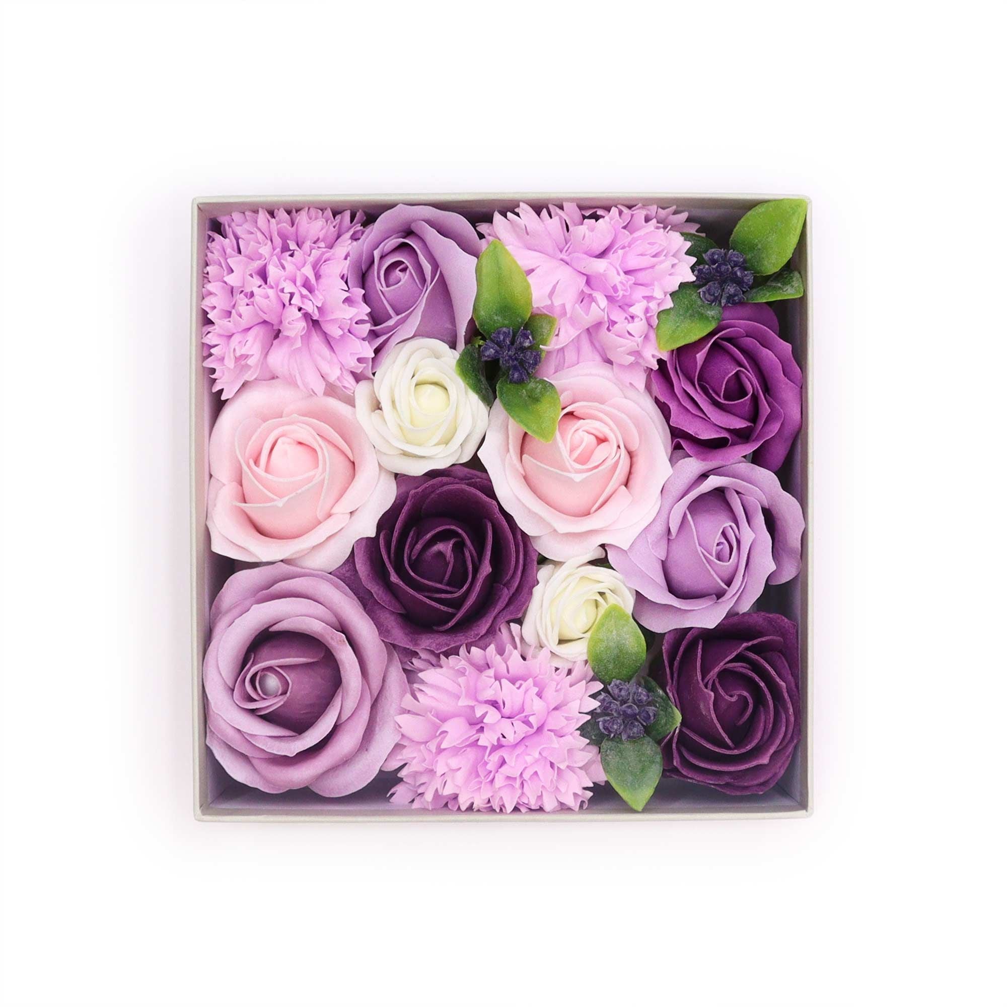 Square Box - Lavender Rose & Carnation - Natural Aroma Company