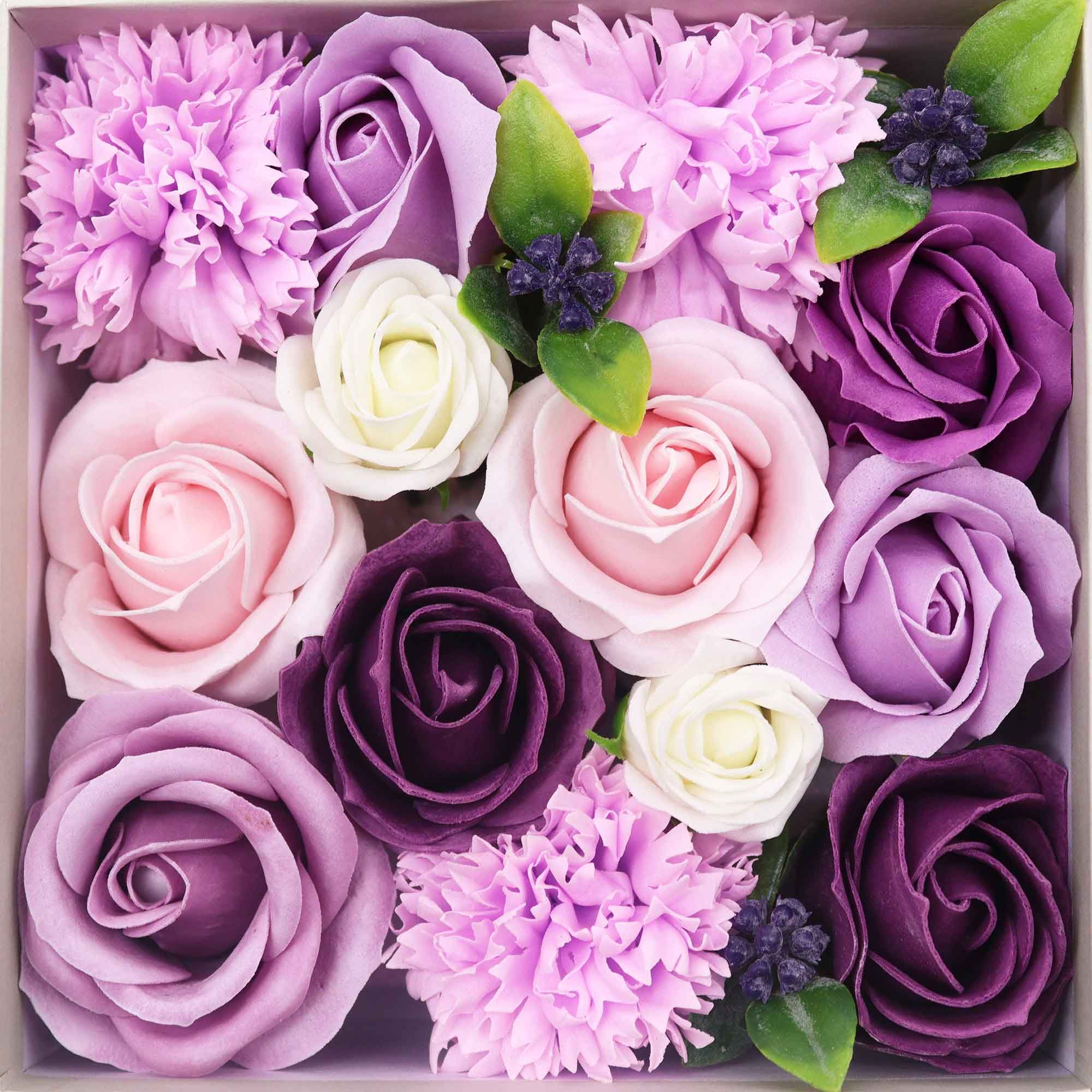 Square Box - Lavender Rose & Carnation - Natural Aroma Company