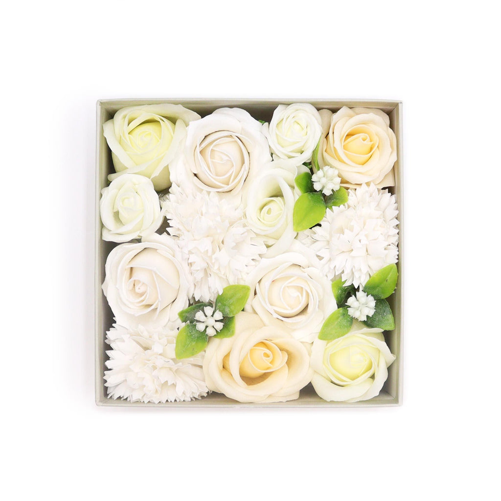 Square Box - Wedding Blessings - White & Ivory - Natural Aroma Company