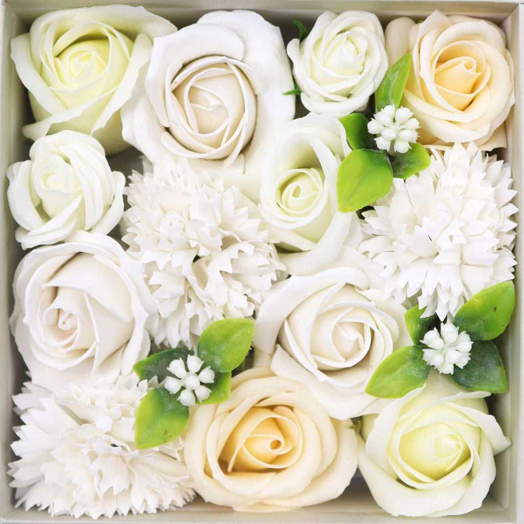 Square Box - Wedding Blessings - White & Ivory - Natural Aroma Company