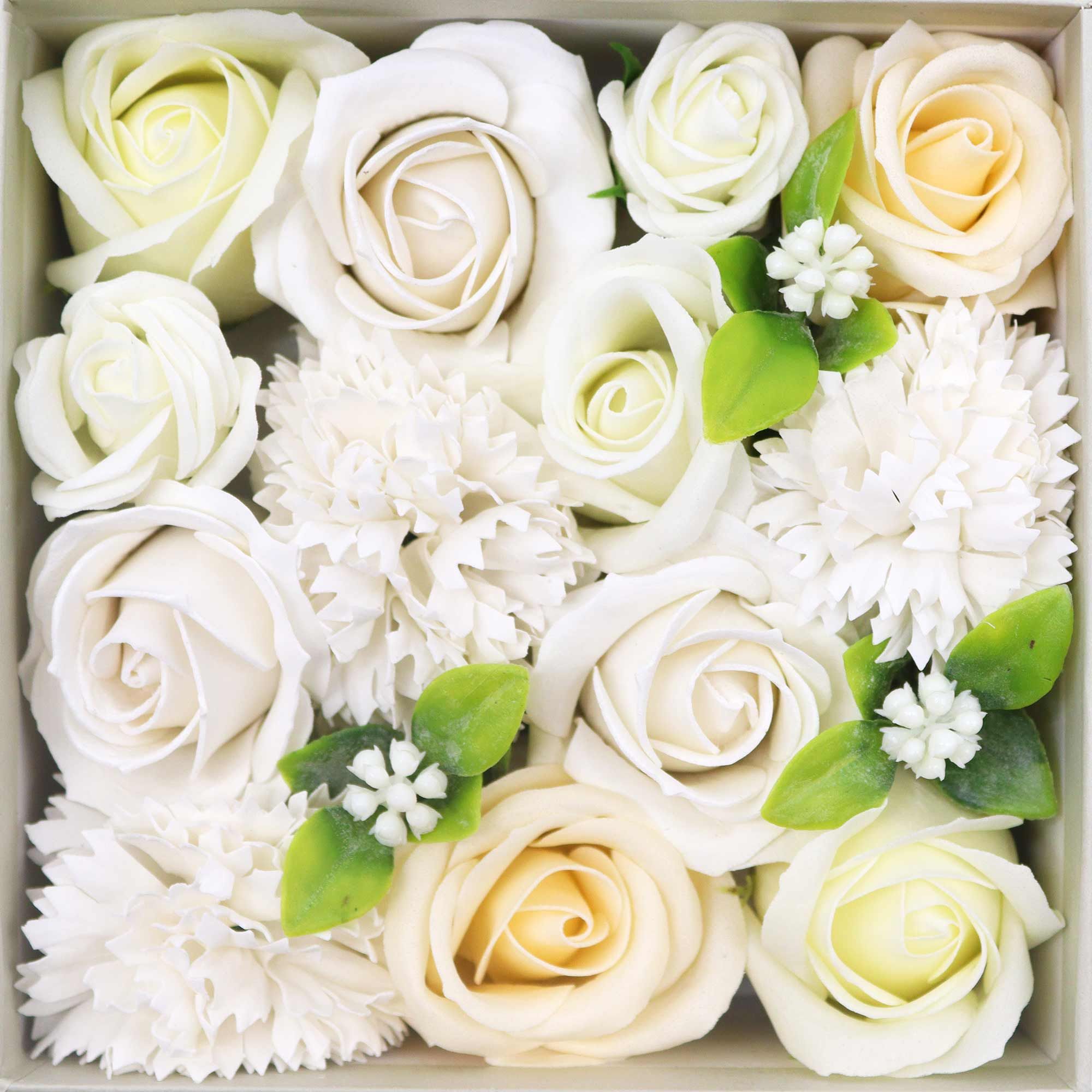 Square Box - Wedding Blessings - White & Ivory - Natural Aroma Company